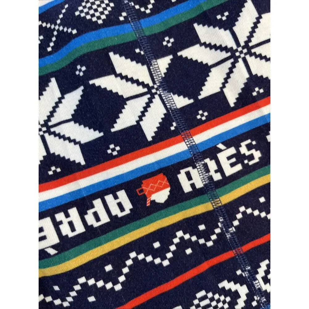 Hanna Andersson Size XL Dogs 100% Organic Cotton Ski Winter Snowflake Shirt